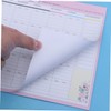 DIYEAH 20 Hojas planificador mensual calendars bloc de programación semanal