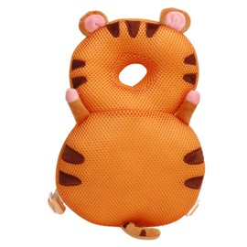 Baby Head Protector Backpack Animal Shaped PP Cotton Filling Toddler Walking Safety Pillow Tiger