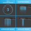 B?chlein B?chlein Universal Duschbrause - Brausekopf mit 3 Strahlarten, einfach