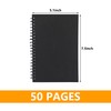 Ykimok 2 Pack College Ruled Notebook, Soft Black Cover Spiral