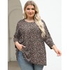 LOMON Plus Size Spring Clothes for Women 3/4 Length Sleeve