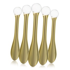 Healeved 10pcs Professional Eye Cream Applicators Compact Eye Massage Spoons for Dark Circles Puffiness for Home Travel