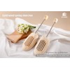 Esvioniq Wood Shoe Tree, Adjustable Wooden Shoe Tree with Spring,