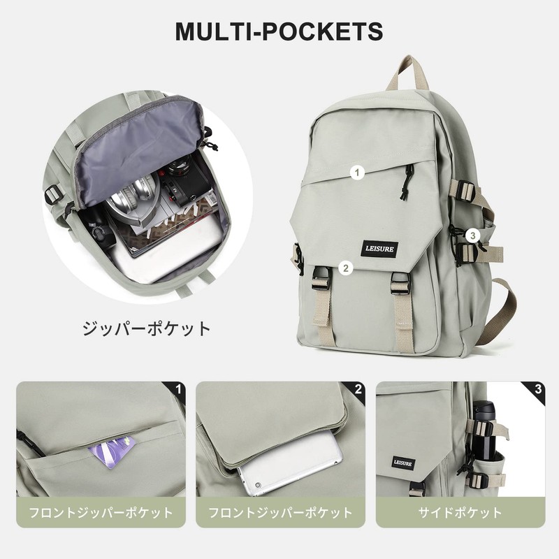 SEAFEW Women's Backpack, Large Capacity, Town Backpack, Bag, Business Backpack,