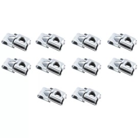 Allmakes / Britpart LAND ROVER SERIES 2, 2A & 3 DOOR HINGE NUT AND RETAINER SET OF 10 PART MRC2178