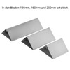 210 mm Brushed Stainless Steel Sign Holder / Table Stand