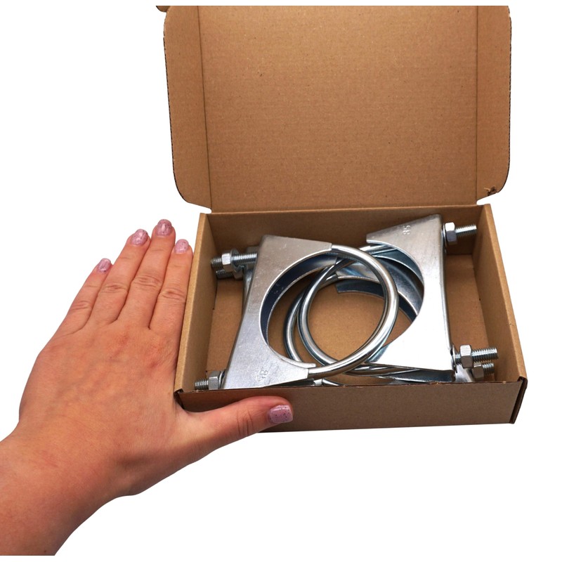 SKIR'CO (Pack of 4) Pipe Clamps for 85mm Diameter Pipe