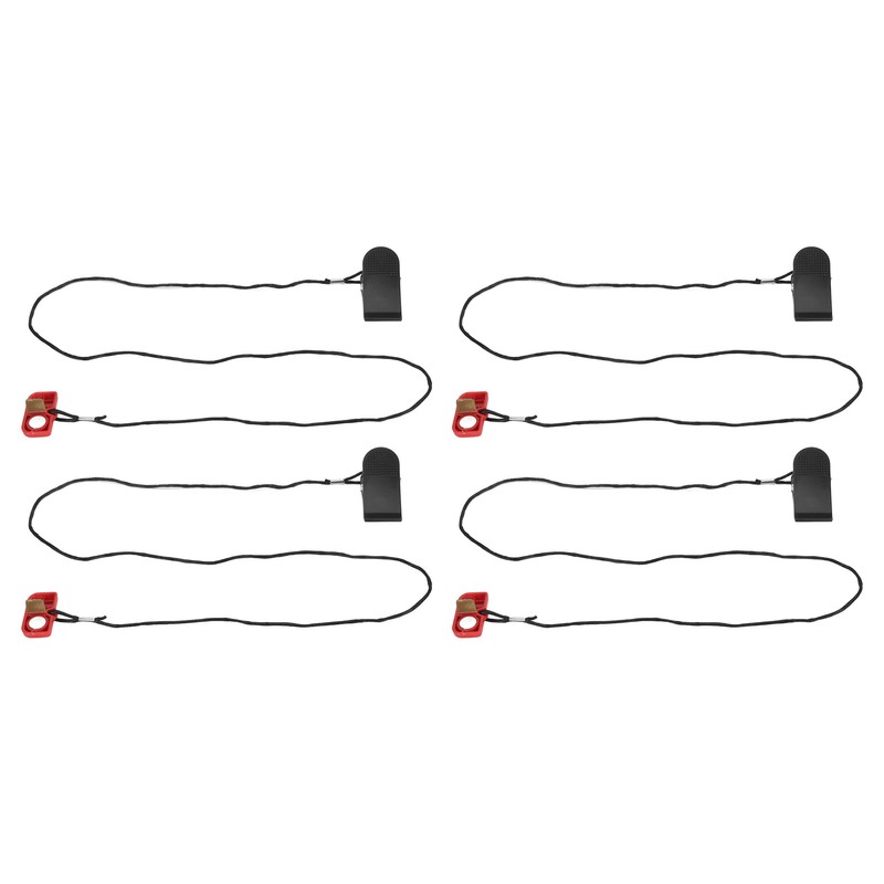 4PCS Treadmill Emergency Stop Switch with Magnet Running Machine Safety