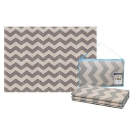 Parklon Baby Play Mat, Foldable & Portable, Large Size (78.7 x 55.1), Indoor, Outdoor, Waterproof, Made in Korea - Urban Zig Zag