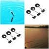SING F LTD 100PCS Rubber Fishing Bobber Beads Stopper 6