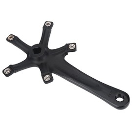 Keenso Bicycle Crankset, AntiDeformed Aluminium Alloy Bike Crank Arm 170 MM Precision Machining Bicycle Repair Accessory