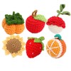sanyuexiaozai Interactive Cat Toys, Fruit Knitting Catnip Toys for Indoor