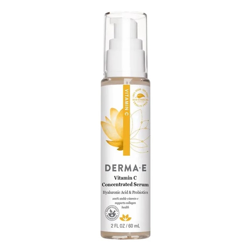 Derma E Vitamin C Concentrated Serum, 2 Oz, With Hyaluronic