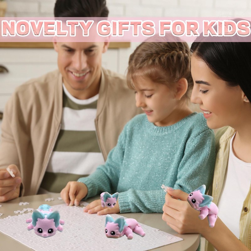 YSFVNP 3D Printed Fox, 3D Animals, 3 D Printed Animals