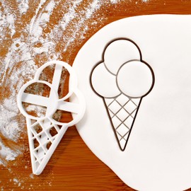 Waffle Ice Cream Cookie Cutter, 1 Piece. Bakerlogy
