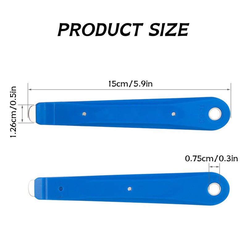 RIVDEE Set of 2 tyre levers for bicycle tyre changing
