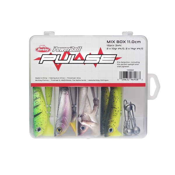 Berkley Pulse Shad Soft Rubber Fishing Lures and Jig Head