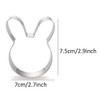 WDYJMALL Rabbit Head Cookie Cutter