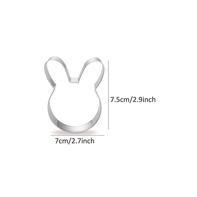 WDYJMALL Rabbit Head Cookie Cutter