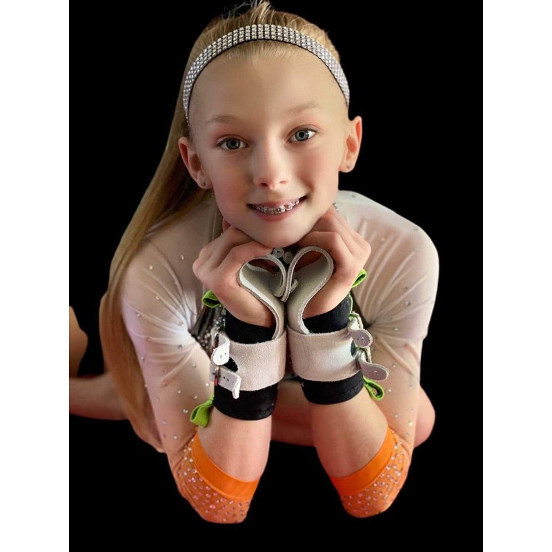 LEVIERO Gymnastics Grips Set, Grips for Gymnastics Girls, Dowel Grips