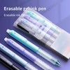 SoeUyd Pack of 8 erasable ballpoint pens, 0.5 mm gel