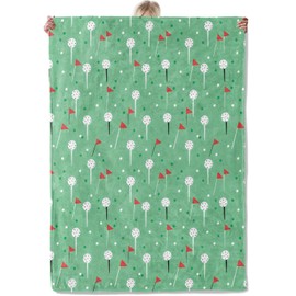 Aonimonis Golf Ball Throw Blanket Gifts for Women, Soft Fuzzy Warm Cozy Flannel Blankets for Bedroom, Travel, Couch, Home Decor 50x60 in