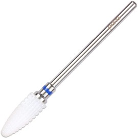 Pana Professional - Large Cone White Ceramic Bit 3/32" Shank Size - Nail Drill Bit for Dremel Machine