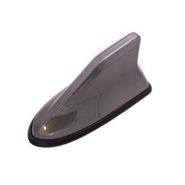 Vmingo Antena Aleta Tiburon Universal Radio FM/Am Señal Estereo (Gris Oscuro)