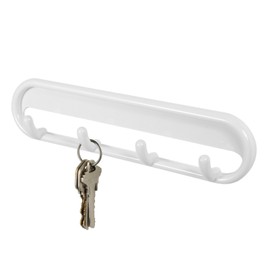 InterDesign Multi Hook Rack, White