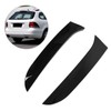 1 Pair Left Right Gloss Black Rear Window Side Spoiler