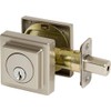 Delaney Hardware 200-LTS-US15-Single Square Single Cylinder Deadbolt, Satin Nickel
