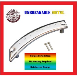 MotorKing Chrome Interior Front Right Door Pull Handle Repair Kit 1998-2010 for VW Beetle