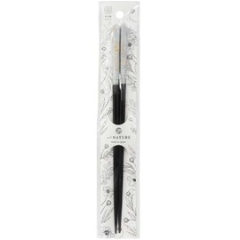 Ishida Painted Chopsticks Dishwasher Safe Roche 9.1 inches (23 cm), Black, Made in Japan