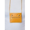 Neck purse LEAS, Genuine Leather, beige/nature - ''LEAS Travel-Line''