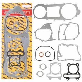 Minho GY6 170cc Complete Long Case Engine Gasket Kit Fit for Chinese GY6 4-Stroke 152QMI 157QMJ Engine Scooter Moped ATV Go Kart,61mm Cylinder Gasket