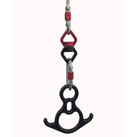 Dasking Aerial Silk Dance Hardware kit for Acrobatic Flying Dance Rescue 8 & Swivel & Carabiners Yoga Slings for Yoga Equipment