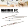 Russian Manicure Drill Bits,Russian Cuticle Drill Bit Set,6pcs Cuticle Remover