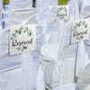 Buryeah Reserve Cloth White Reserved Seating Placeholder Catholic Mass Reserved