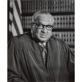 Justice Thurgood Marshall Photograph - Historical Artwork from 1976 - (4" x 6") - Gloss