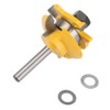 1/4-Inch Shank Woodworking Router Bit Cemented Carbide for Frame Door