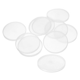 PATIKIL KF50Tri Clamps Flange Protector Cover, 20pcs 75mm ID Sanitary Tri Clamps Flange Cap Plastic Protectors Covers for Pipe Valve Fittings, White