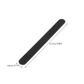 TOVINANNA 6pcs Black Nail Files for Natural Nails Double-sided Polishing Strips for Home Manicure and Grooming Tools for Women