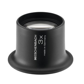 Eschenbach 000764530003 11243 watchmaker's Magnifying Glass; Magnification Factor: 3 x Lens Size: (Diameter 25 mm Anthracite