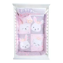 Chiqui Mundo Set De Edredón 6 Piezas Para Cuna Little Princess