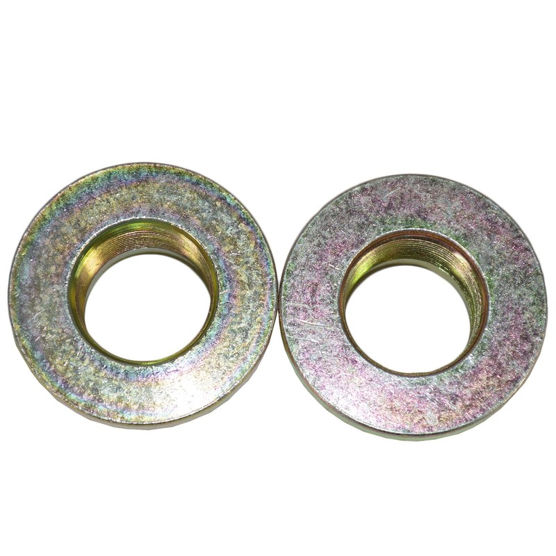 2 Trailer Hub Axle Nuts M30 30mm Flange Nut One