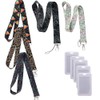 5 Pack Lanyard Badge Holder with ID Badges Holder for