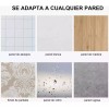 SoonHua Barra Barral Cortina De Baño Expandible 110cm A 200