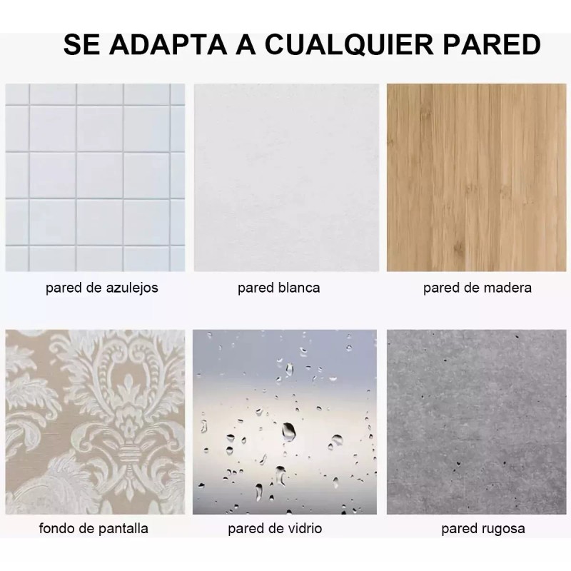 SoonHua Barra Barral Cortina De Baño Expandible 110cm A 200