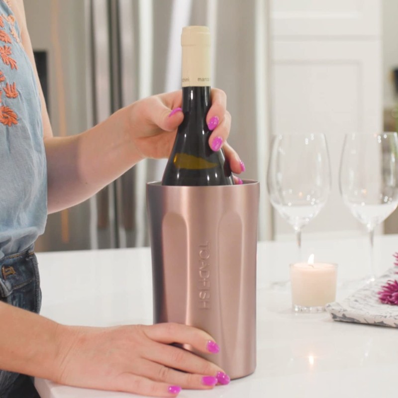 Toadfish Wine Chiller (Rose Gold)