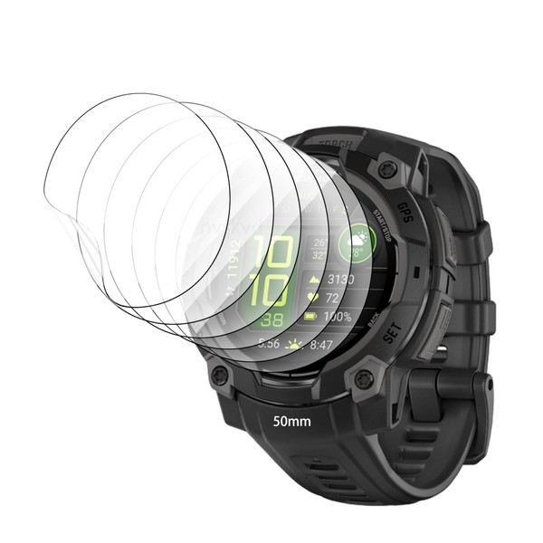 nvskvd Screen Protector for Garmin Instinct 3 50 mm, Pack